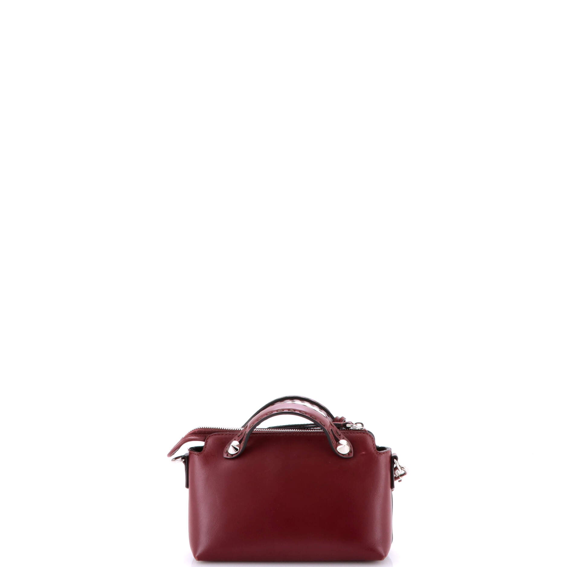 Logo By The Way Satchel Embossed Leather Mini