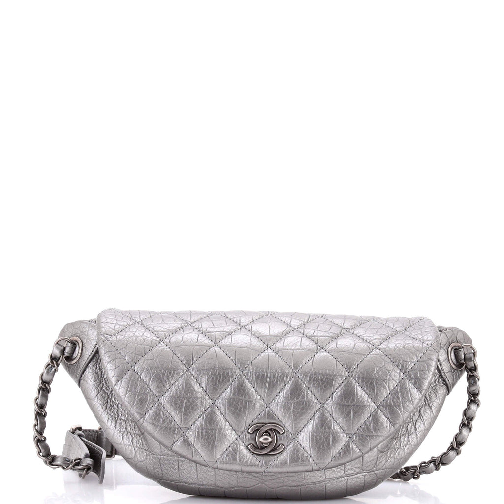 Easy Trip Belt Bag Quilted Embossed Calfskin