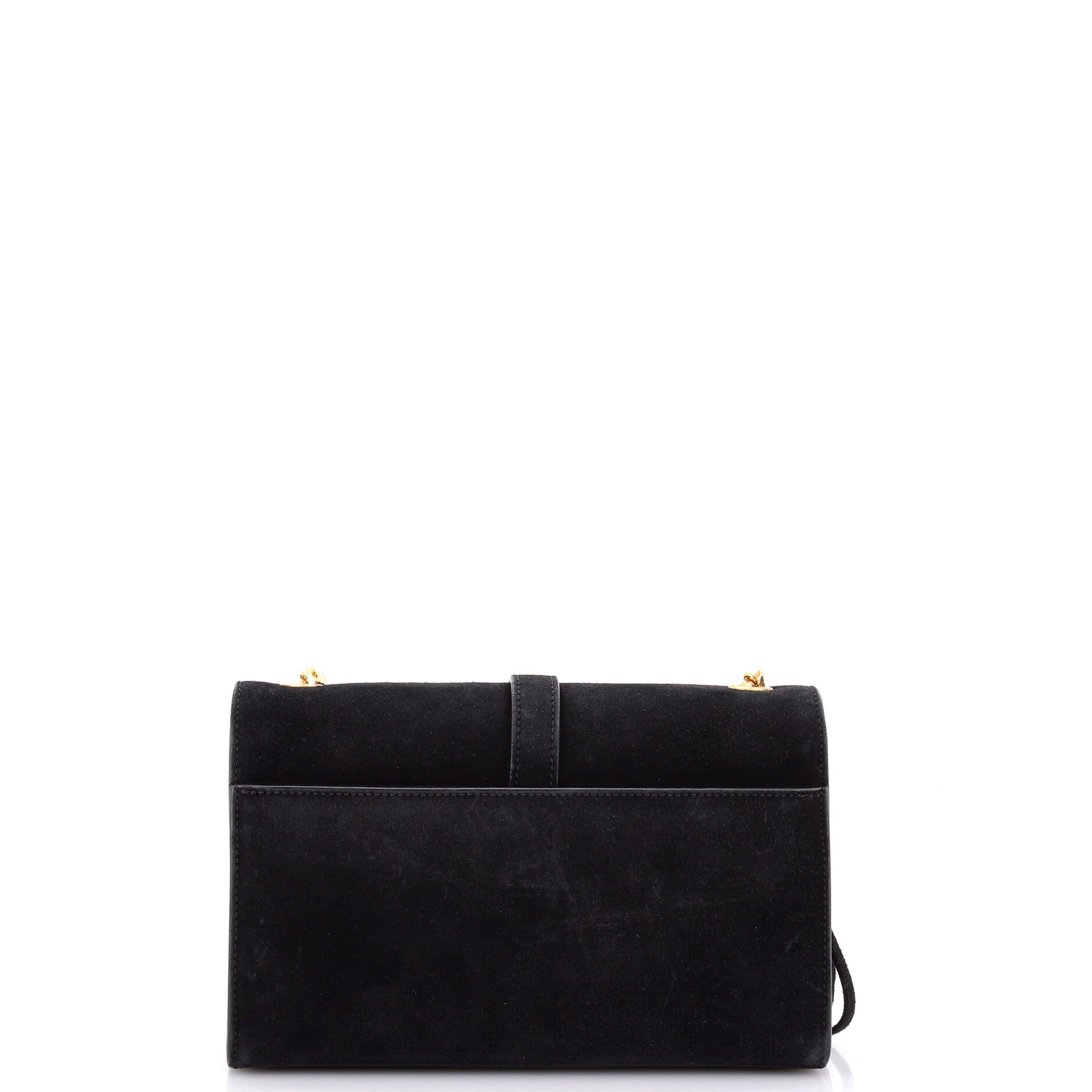 Classic Monogram Fringe Crossbody Bag Suede Small