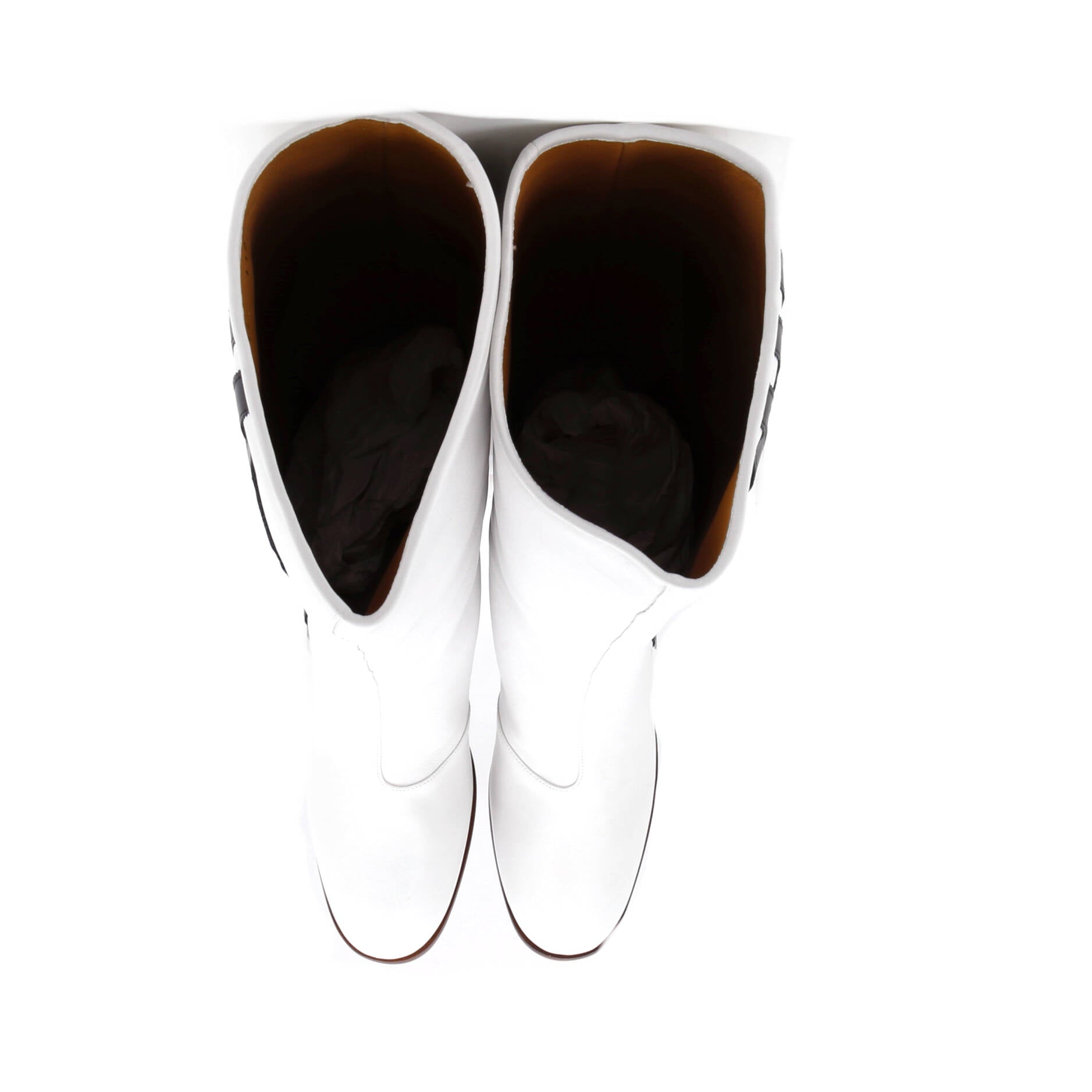 x adidas Knee High Striped Boots Leather
