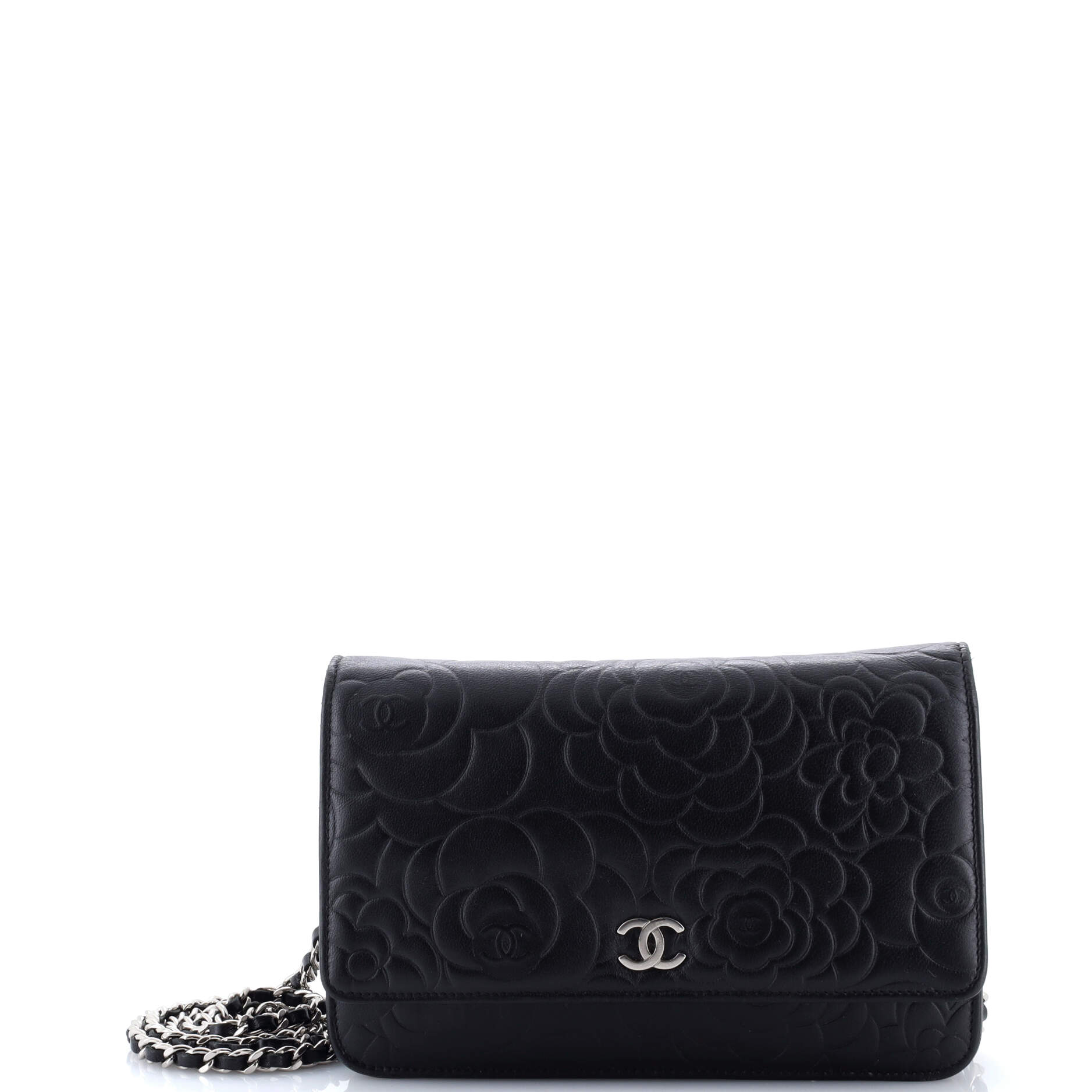 Wallet on Chain Camellia Lambskin