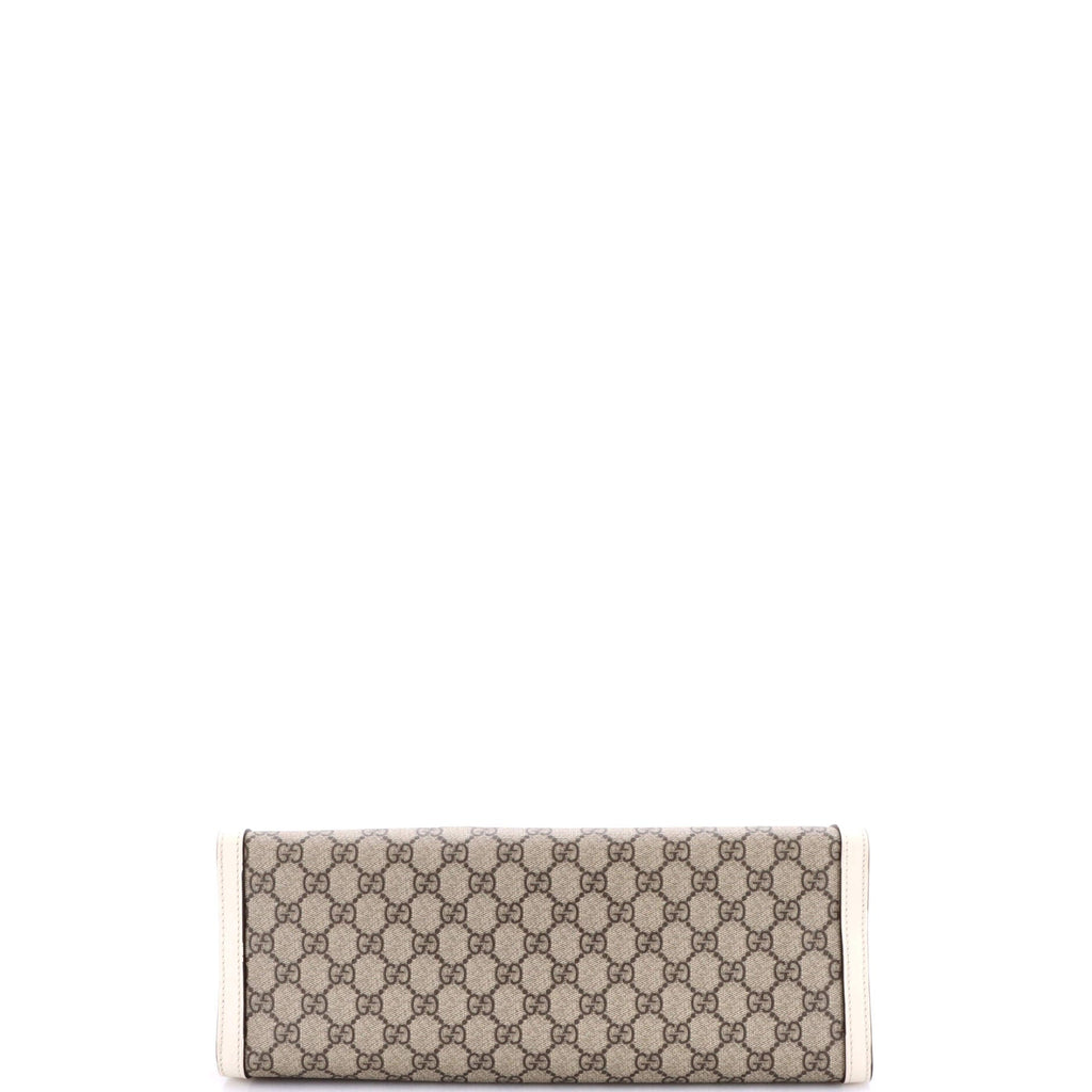 Padlock Chain Tote GG Coated Canvas with Leather Medium