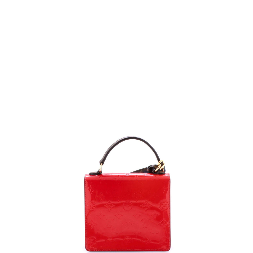 Spring Street NM Handbag Monogram Vernis with Monogram Canvas and Epi Leather