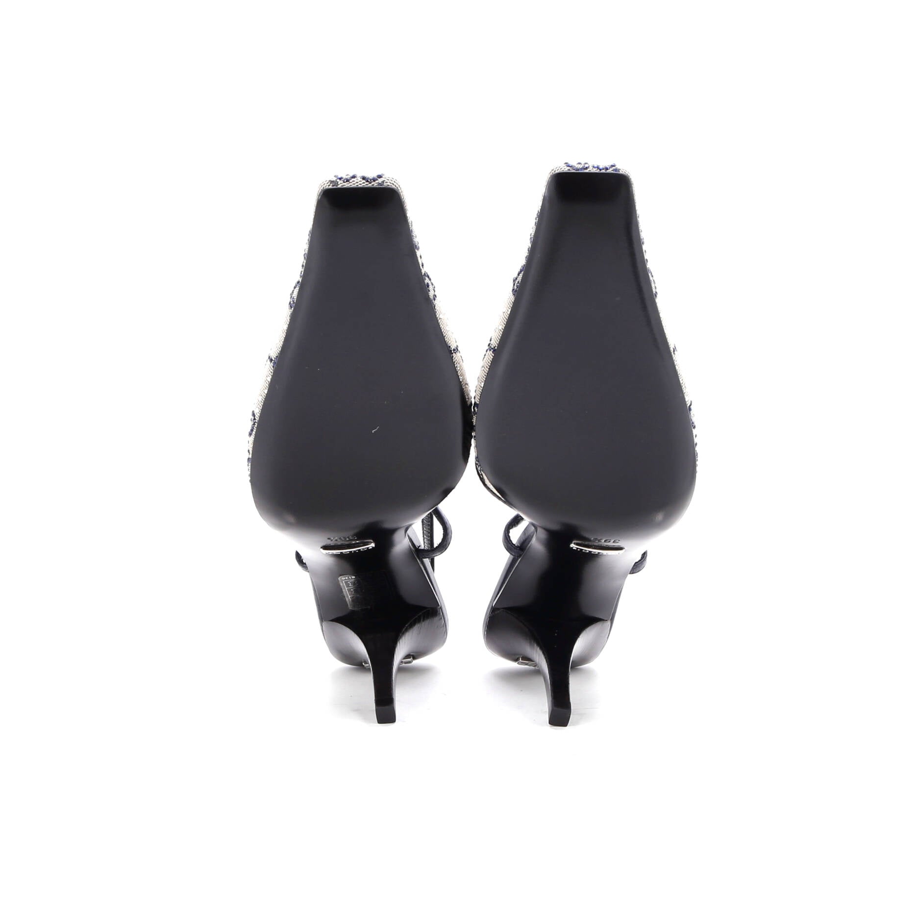 Women's Aria Slingback Pumps Crystal Embellished GG Canvas