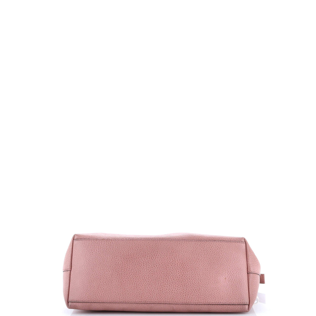 Lady Dollar Zip Convertible Tote Leather