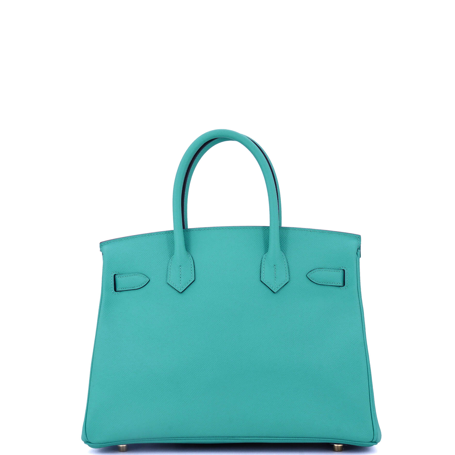 Birkin Handbag Bleu Paon Epsom with Gold Hardware 30