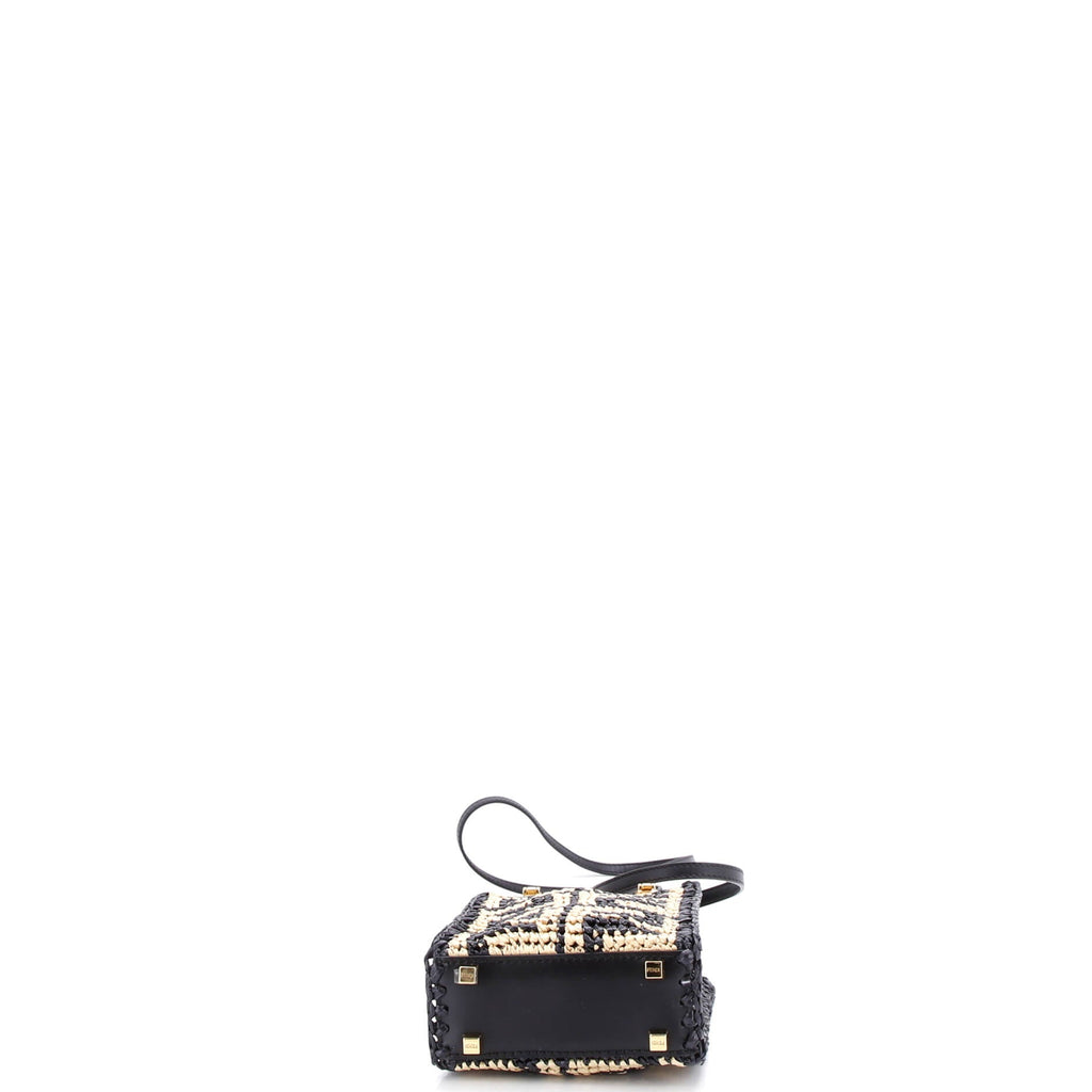 Sunshine Shopper Tote Zucca Raffia Mini