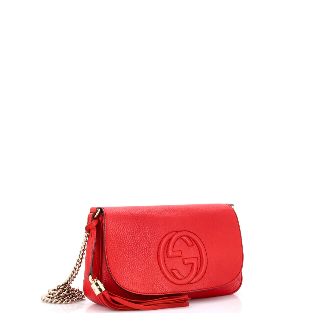 Soho Chain Crossbody Bag Leather Medium