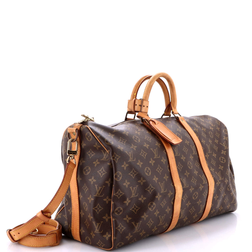 Keepall Bandouliere Bag Monogram Canvas 50
