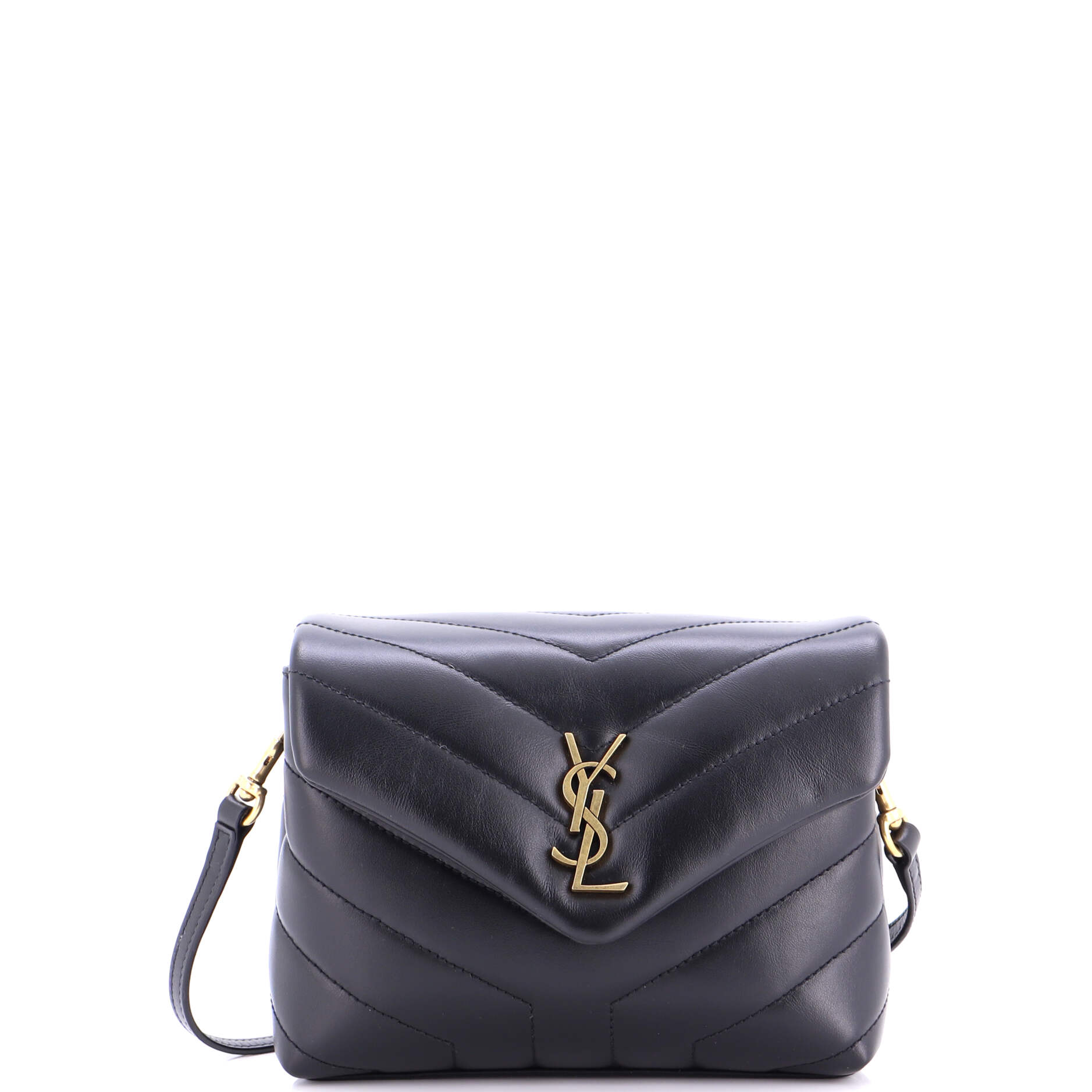 Loulou Shoulder Bag Matelasse Chevron Leather Toy