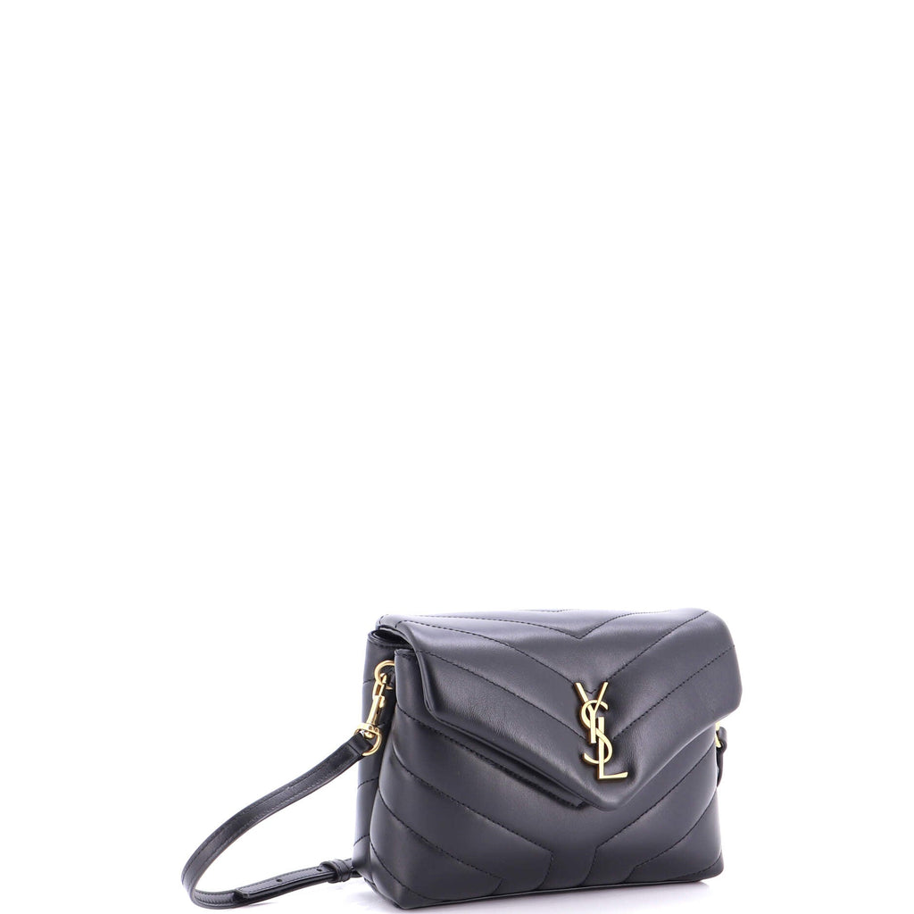 Loulou Shoulder Bag Matelasse Chevron Leather Toy