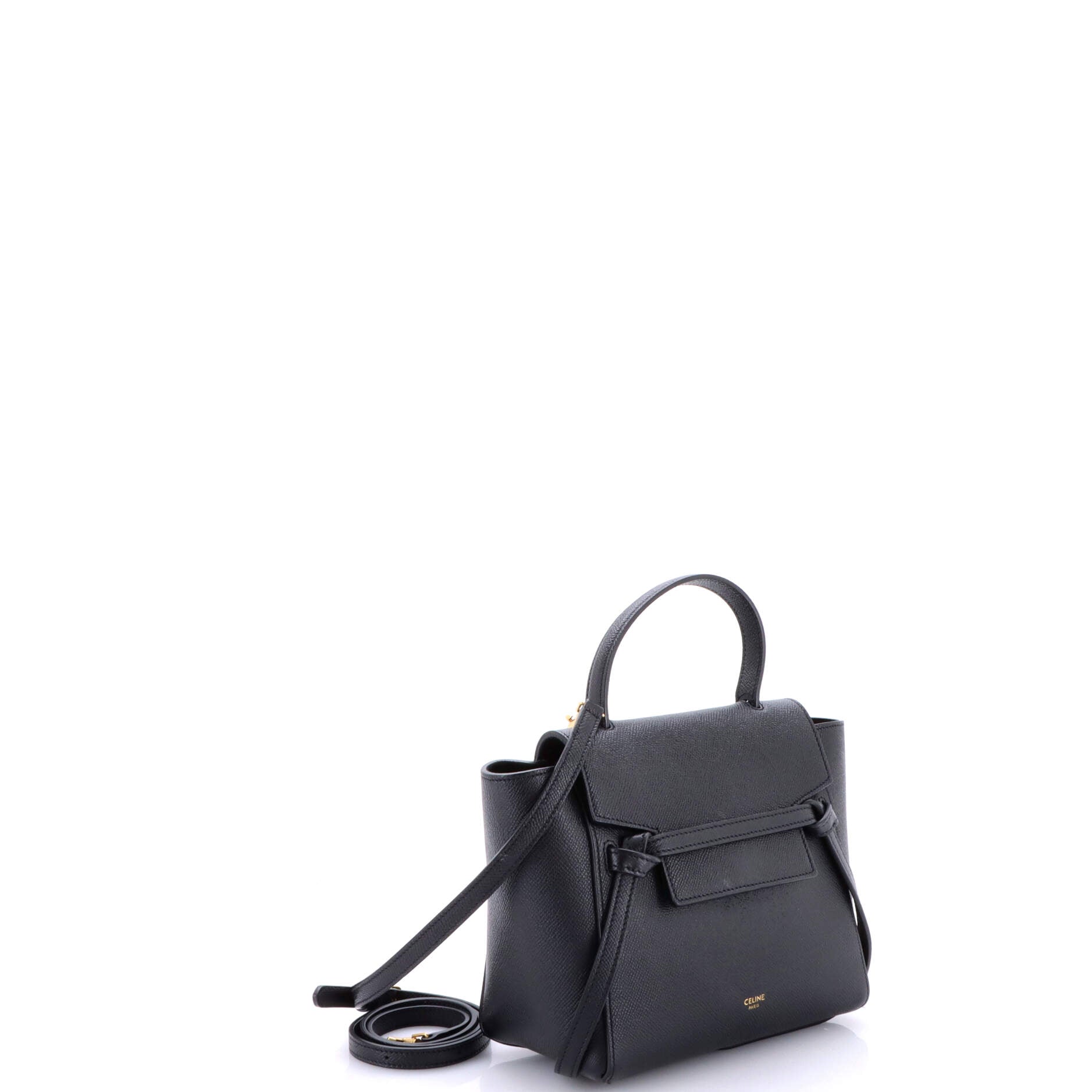 Belt Bag Textured Leather Nano