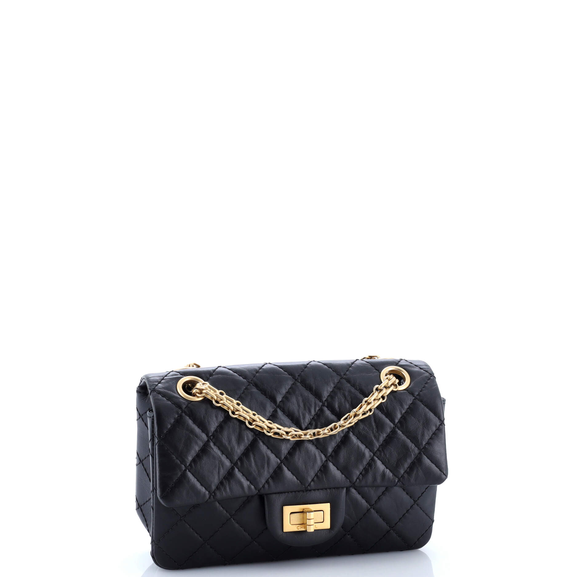 Reissue 2.55 Flap Bag Quilted Aged Calfskin 224