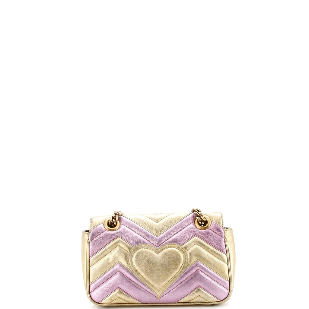 GG Marmont Flap Bag Matelasse Leather Mini