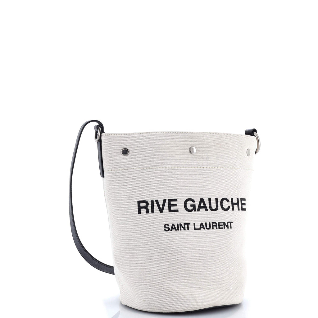 Rive Gauche Bucket Bag Canvas