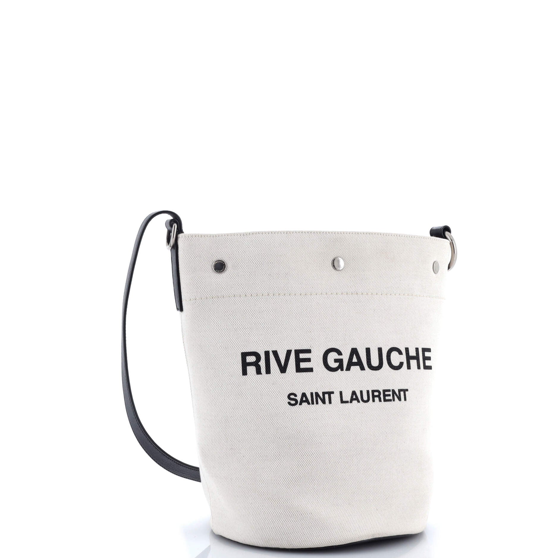 Rive Gauche Bucket Bag Canvas