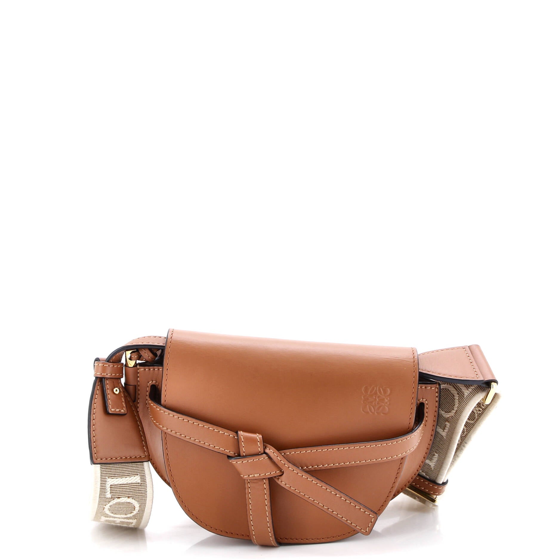 Gate Dual Shoulder Bag Leather Mini