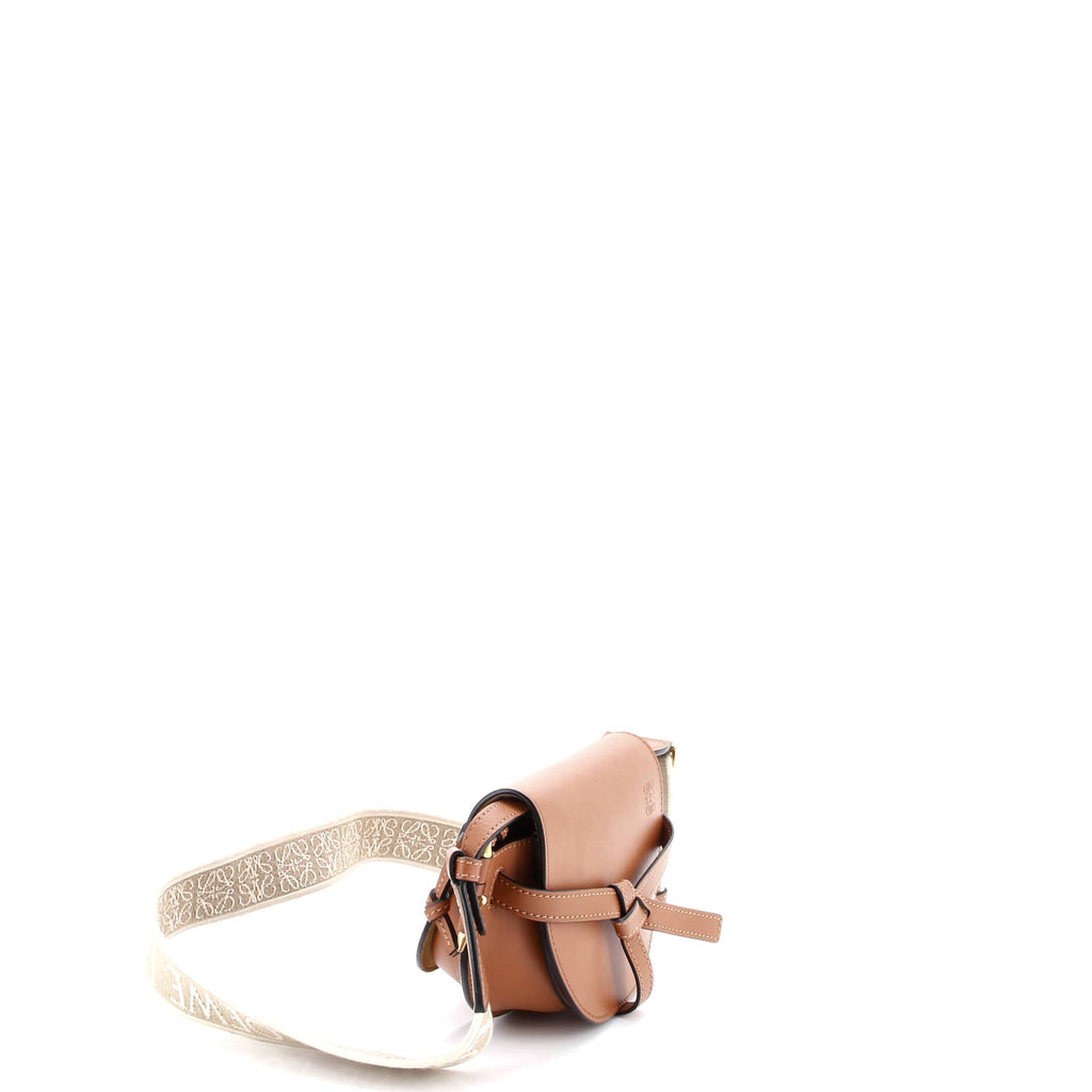 Gate Dual Shoulder Bag Leather Mini