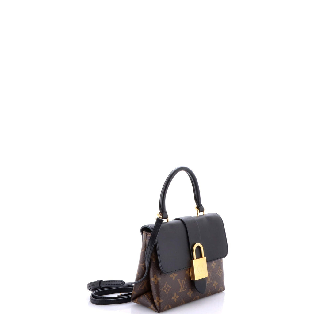 Locky Handbag Monogram Canvas with Leather BB