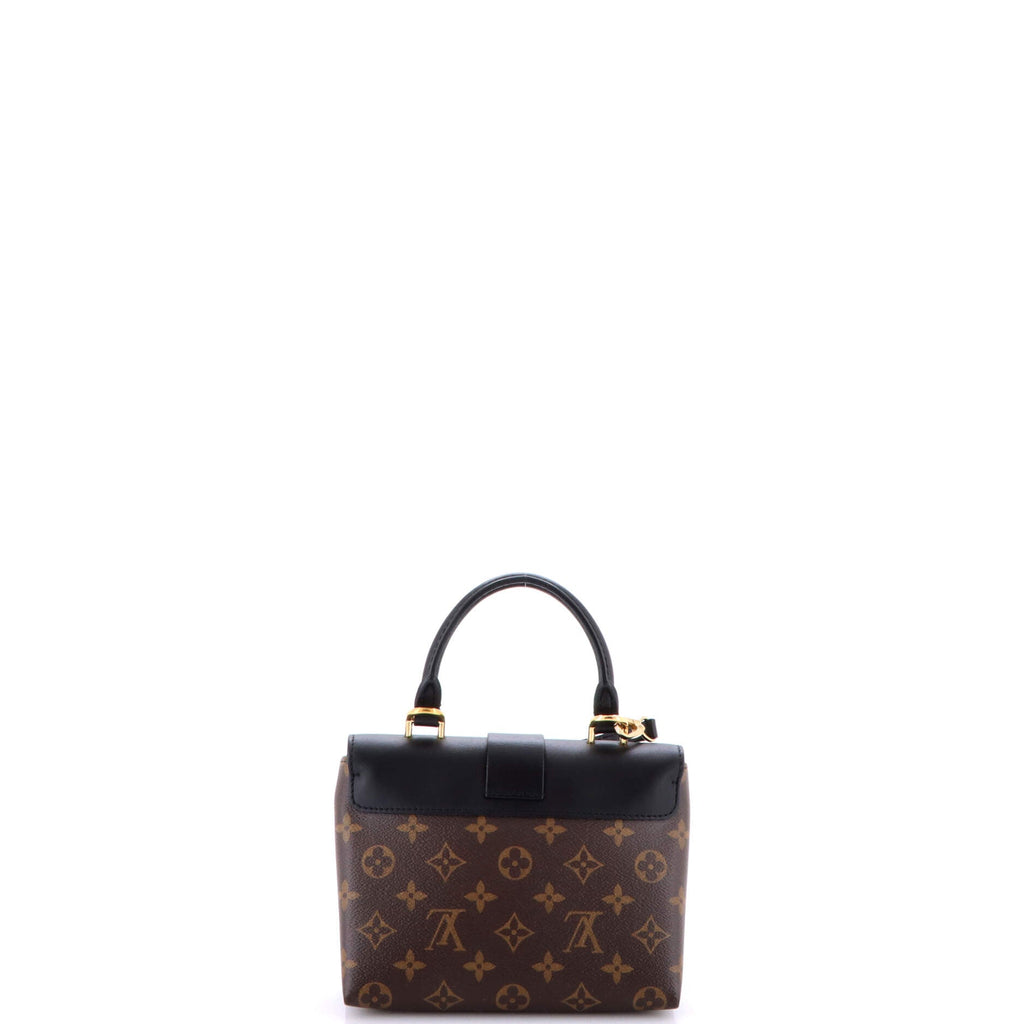 Locky Handbag Monogram Canvas with Leather BB