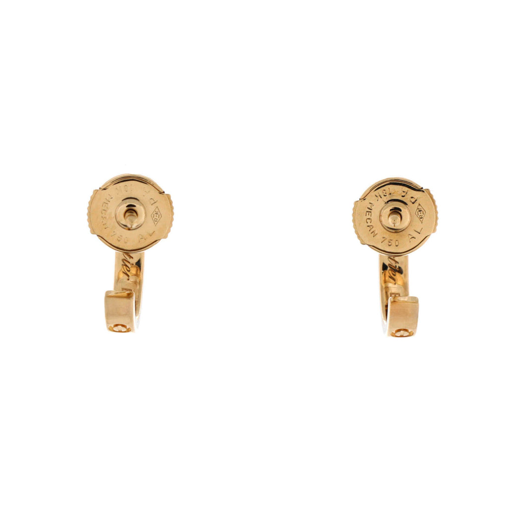 Love Hoop Earrings 18K Yellow Gold Small