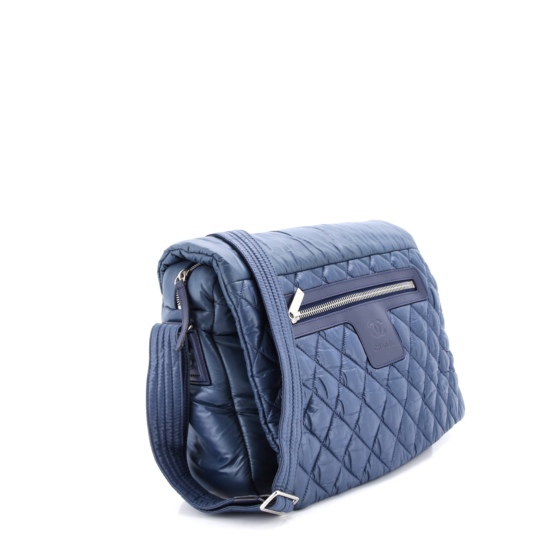 Coco Cocoon Messenger Bag Quilted Nylon Large