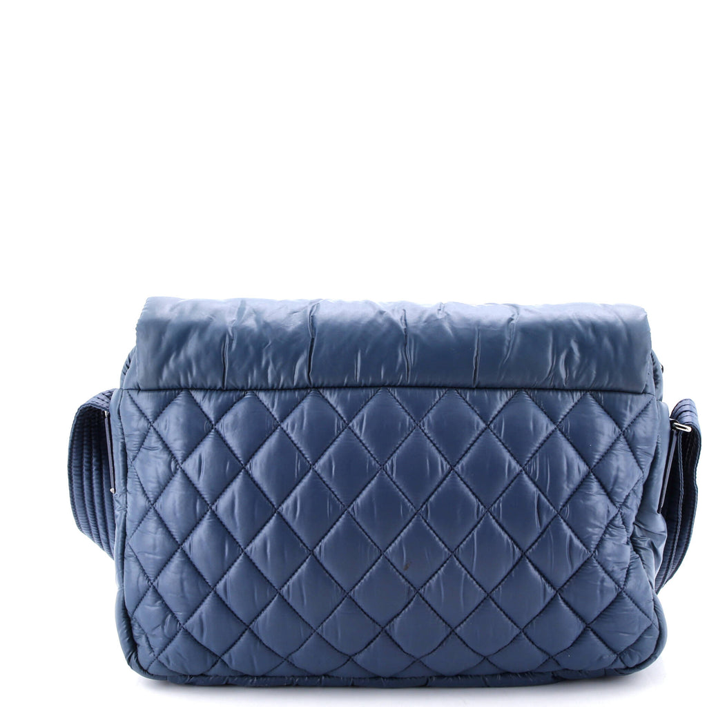 Coco Cocoon Messenger Bag Quilted Nylon Large