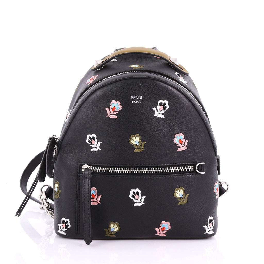 By The Way Backpack Embroidered Leather Mini