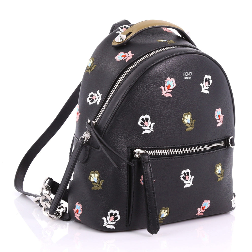 By The Way Backpack Embroidered Leather Mini