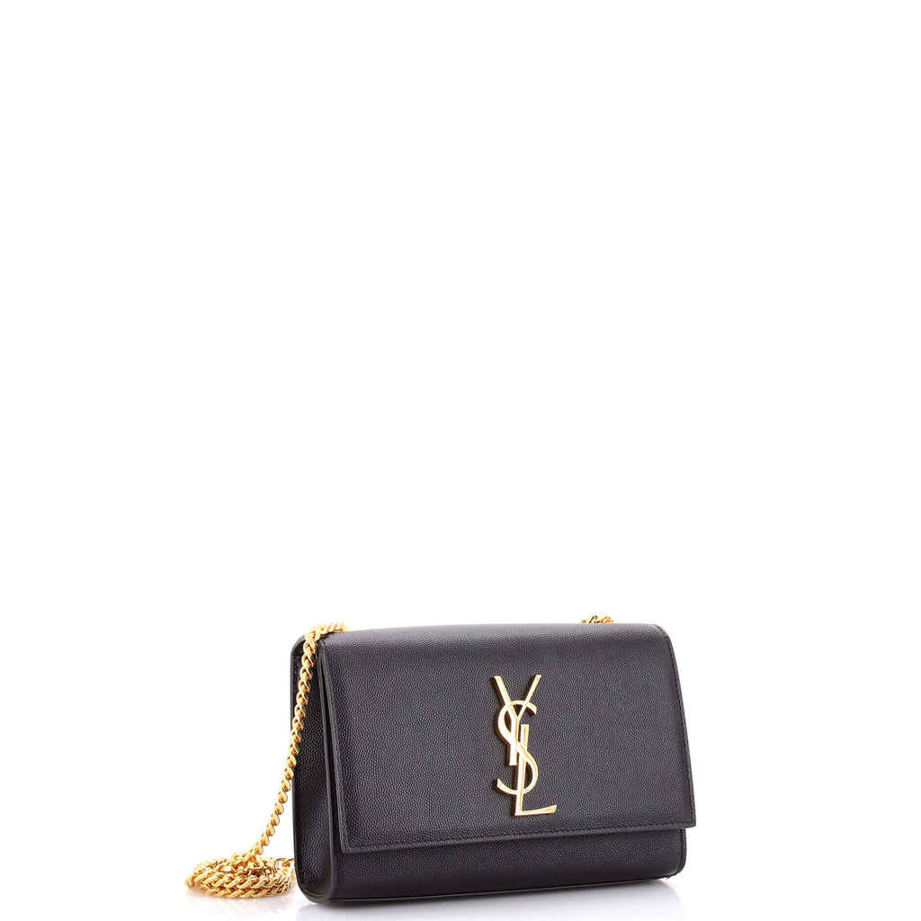 Classic Monogram Crossbody Bag Grainy Leather Small
