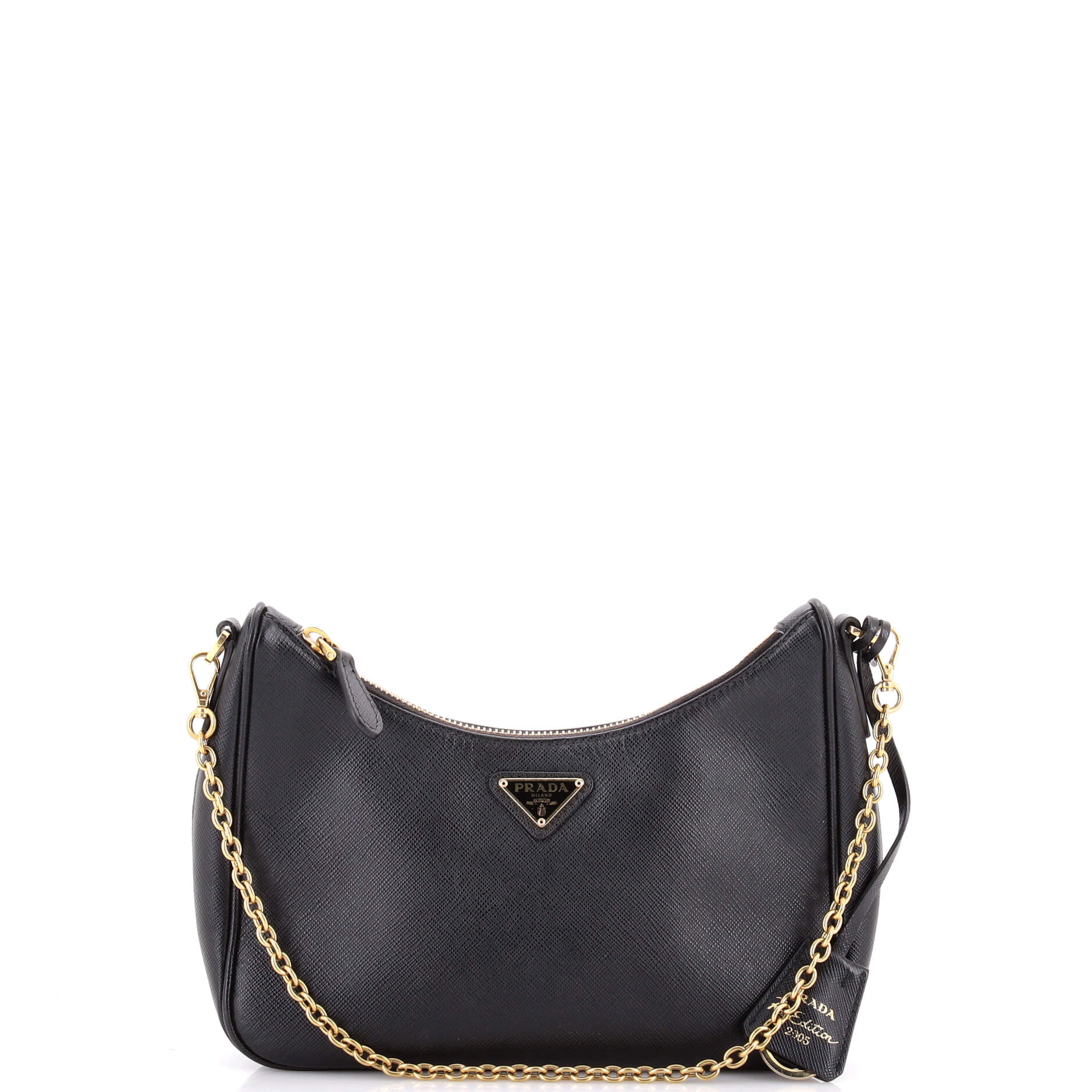 Re-Edition 2005 Shoulder Bag Saffiano Leather Small