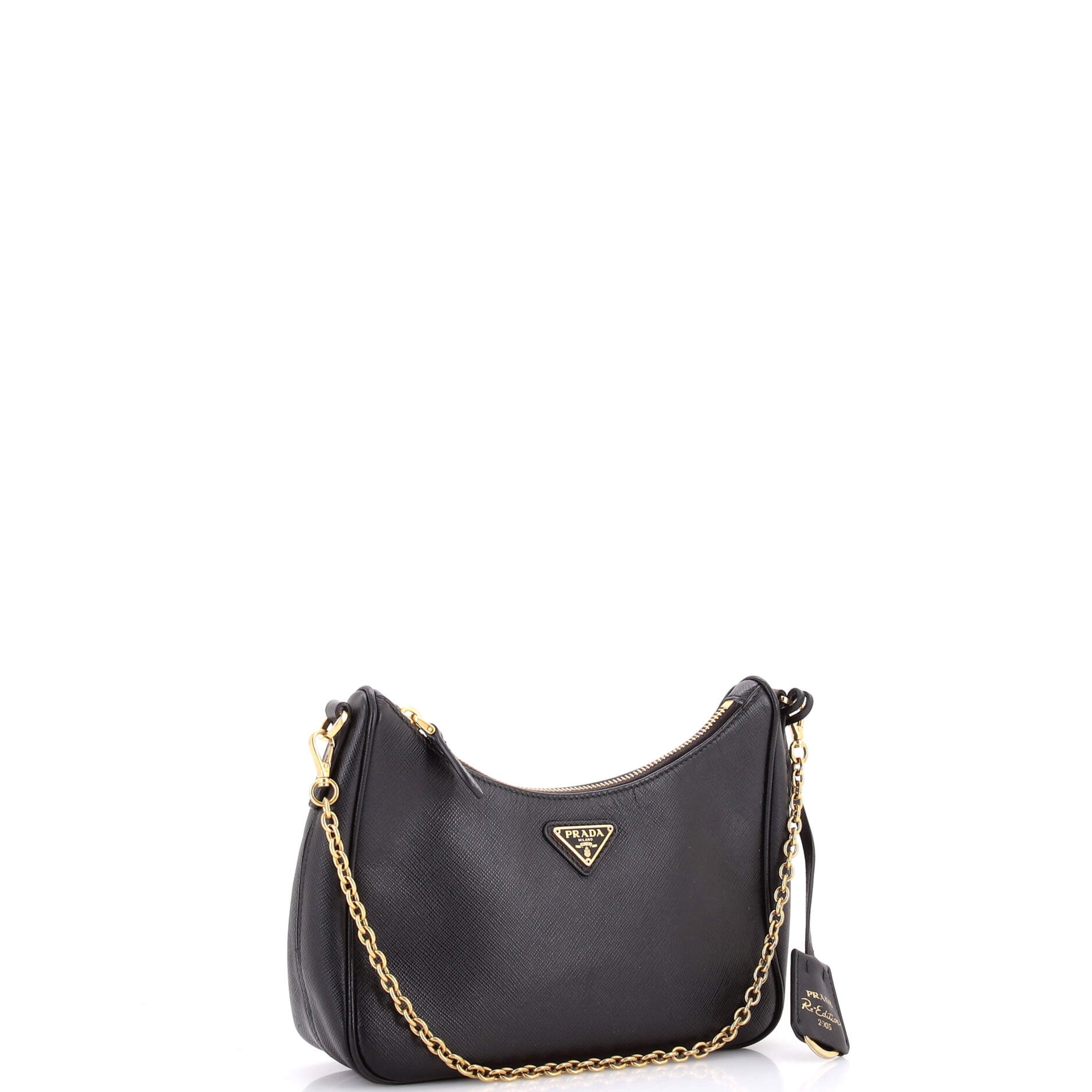 Re-Edition 2005 Shoulder Bag Saffiano Leather Small
