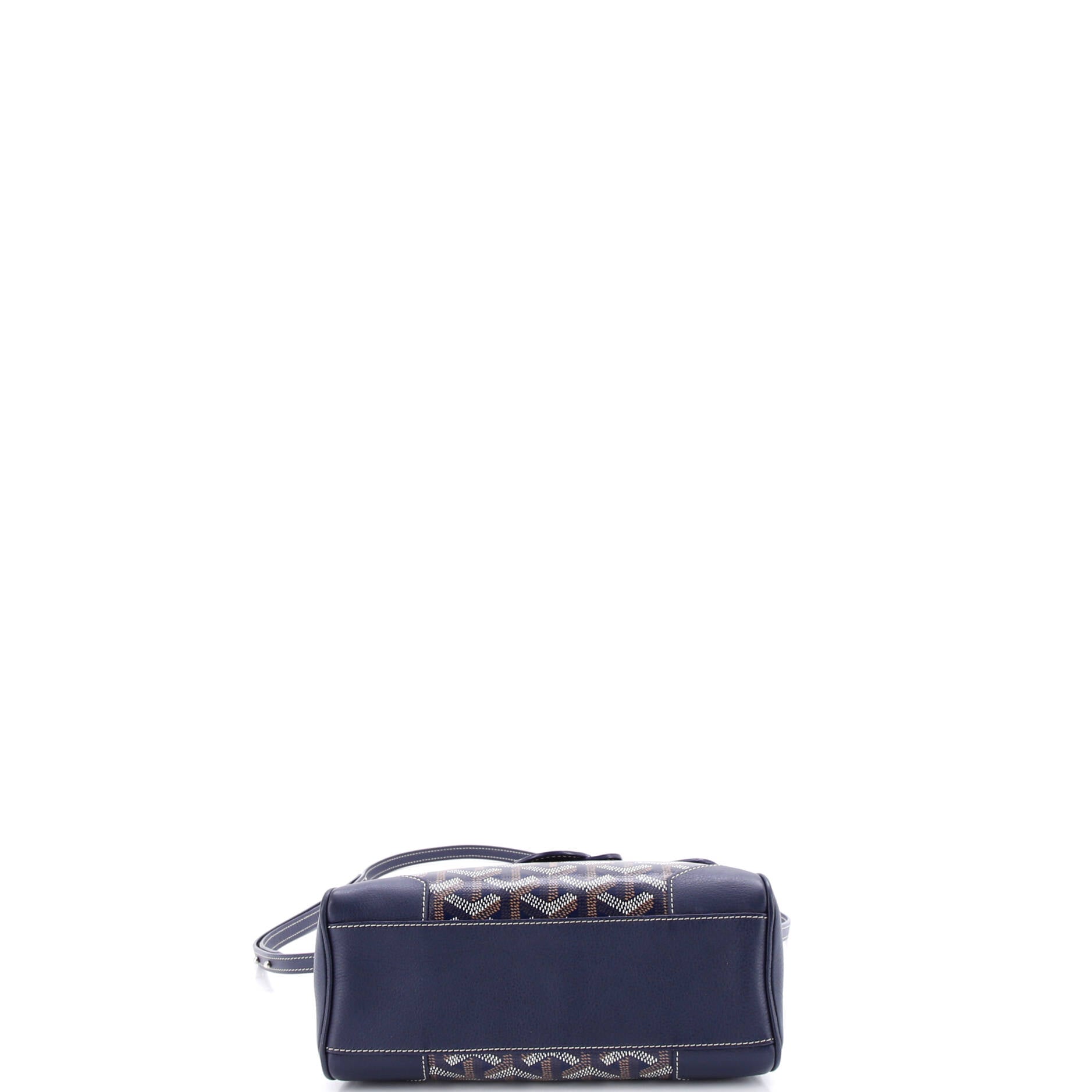 Saigon Top Handle Bag Coated Canvas with Leather Mini