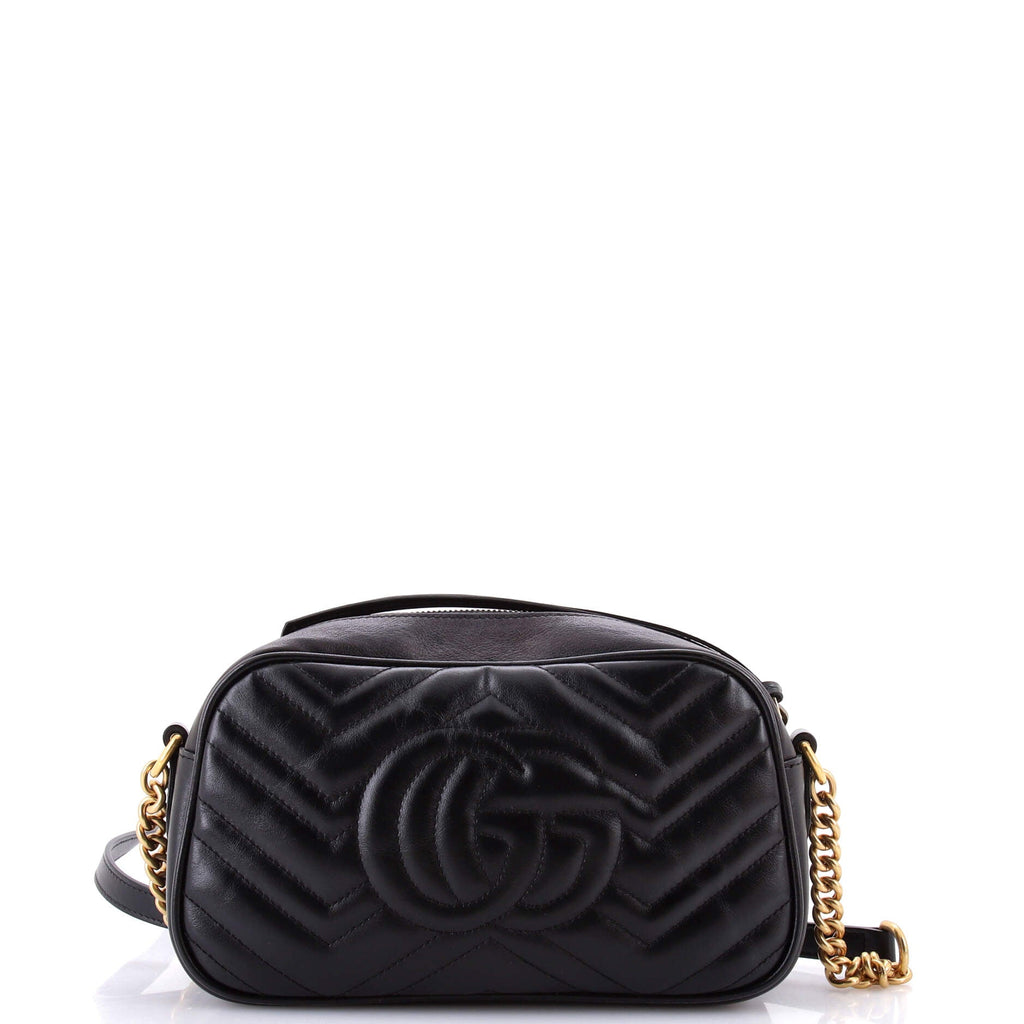 GG Marmont Shoulder Bag Matelasse Leather Small