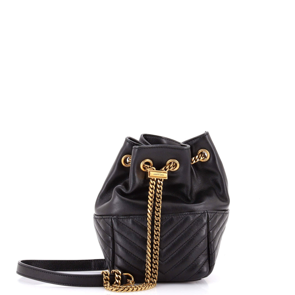 Joe Bucket Bag Matelasse Chevron Leather Mini