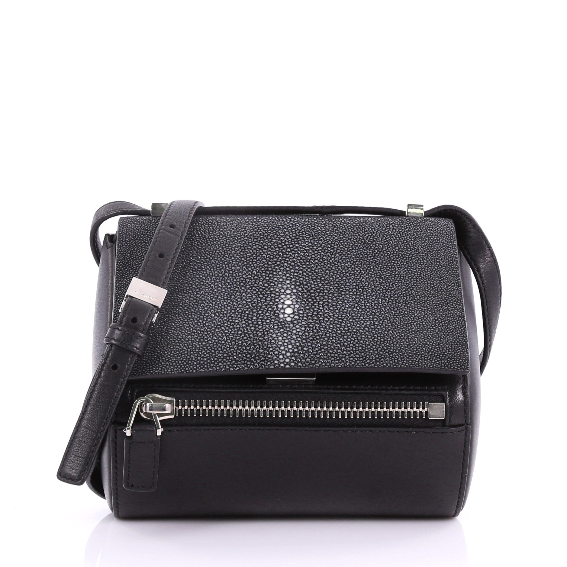 Chain Pandora Box Handbag Stingray Mini