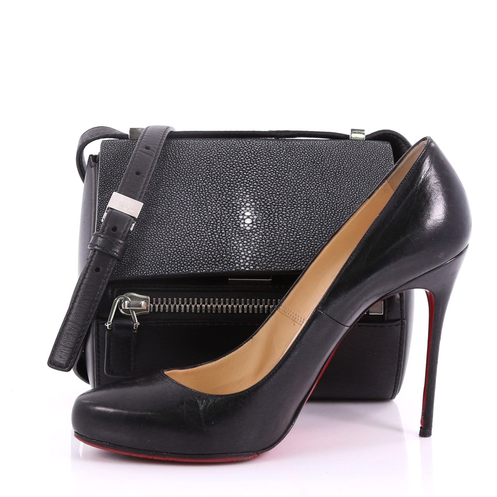 Chain Pandora Box Handbag Stingray Mini