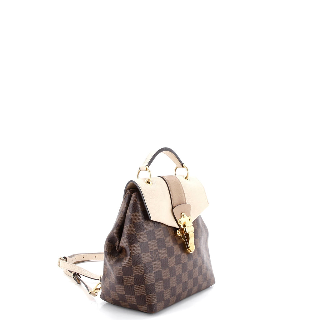 Clapton Backpack Damier and Leather