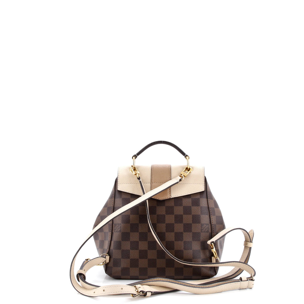 Clapton Backpack Damier and Leather