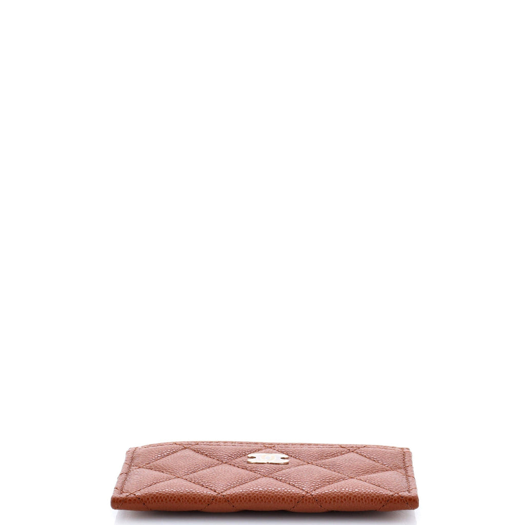 Classic Card Holder Quilted Caviar