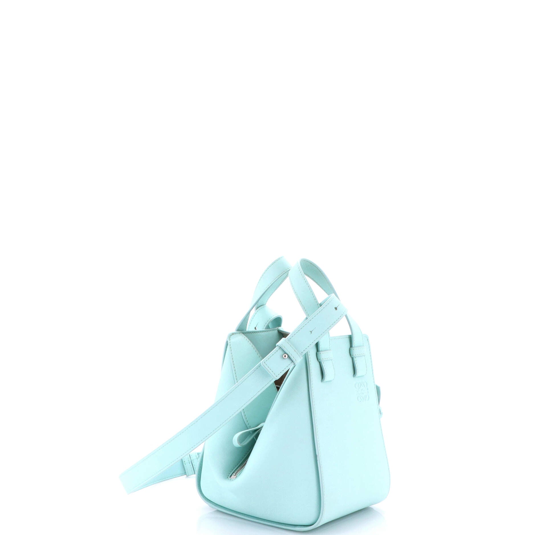 Monochrome Hammock Bag Leather Compact