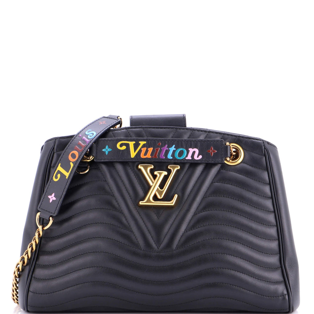 New Wave Chain Tote Quilted Leather