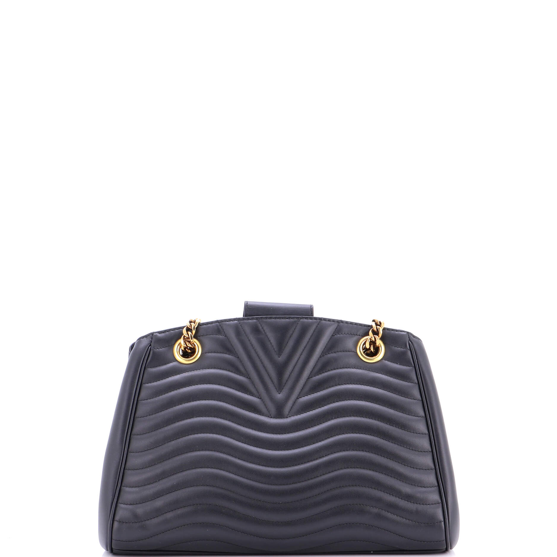 New Wave Chain Tote Quilted Leather