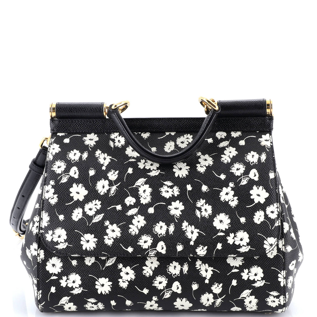 Miss Sicily Bag Printed Leather Medium