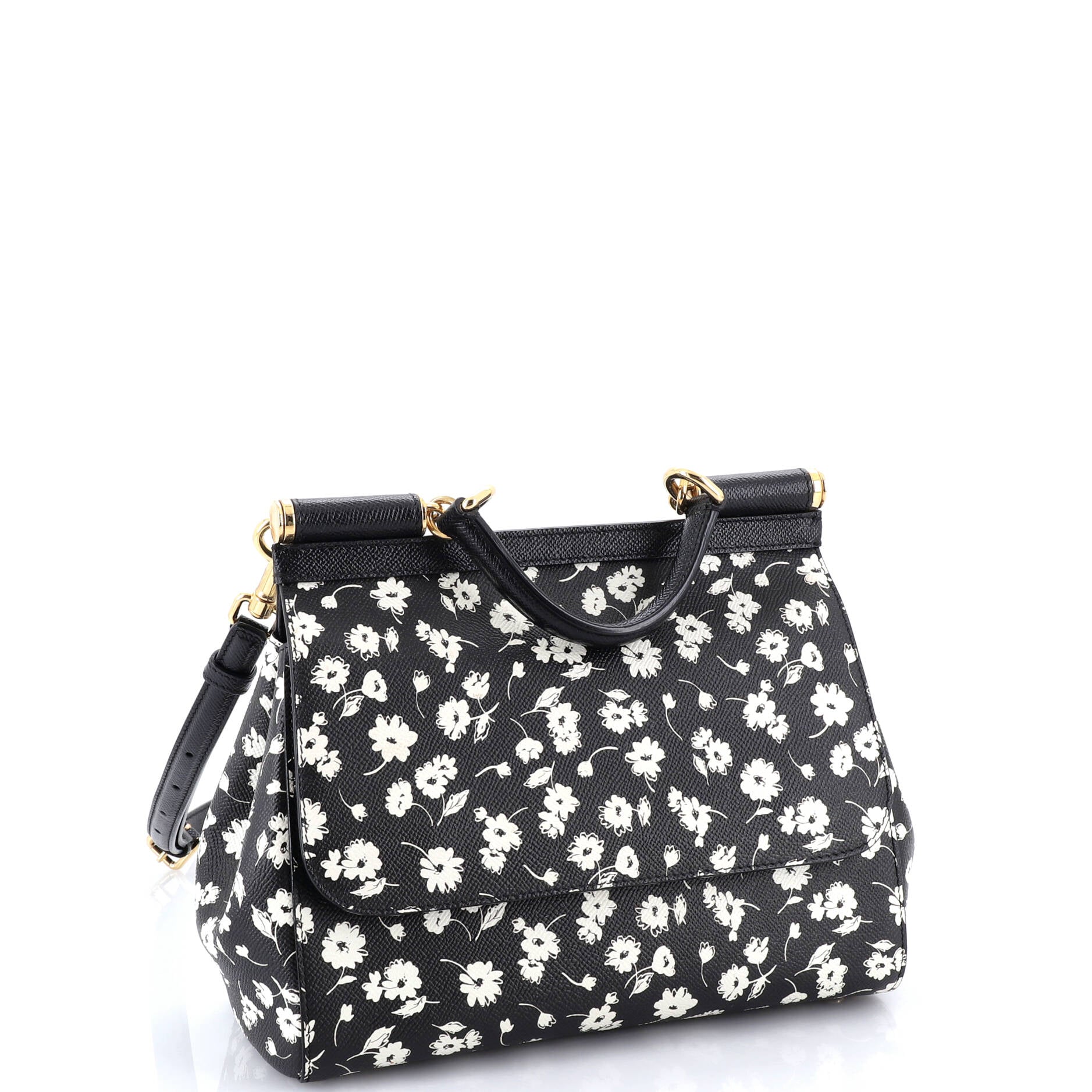 Miss Sicily Bag Printed Leather Medium