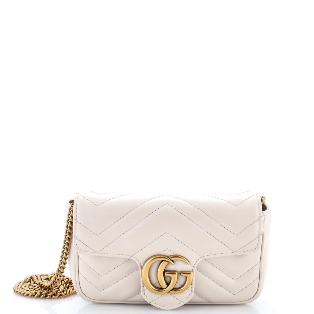 GG Marmont Flap Bag Matelasse Leather Super Mini
