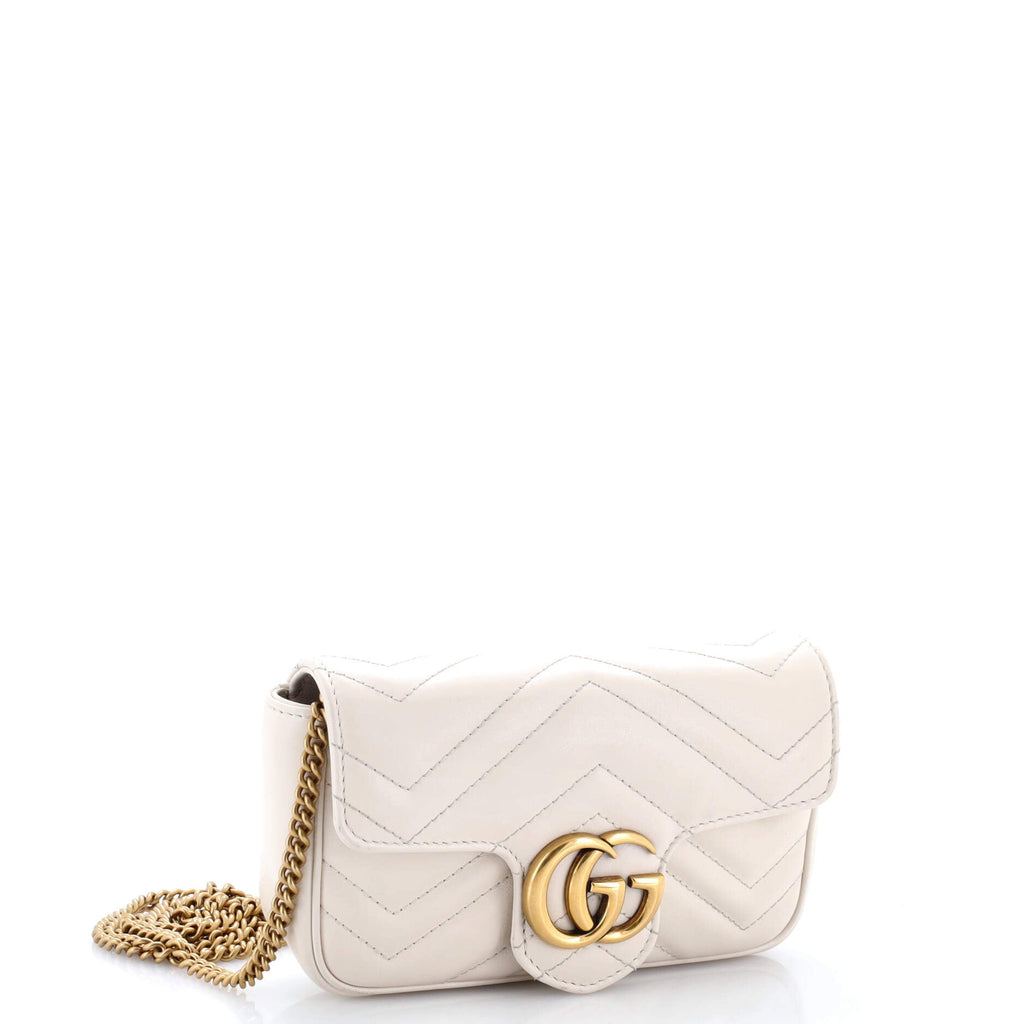 GG Marmont Flap Bag Matelasse Leather Super Mini