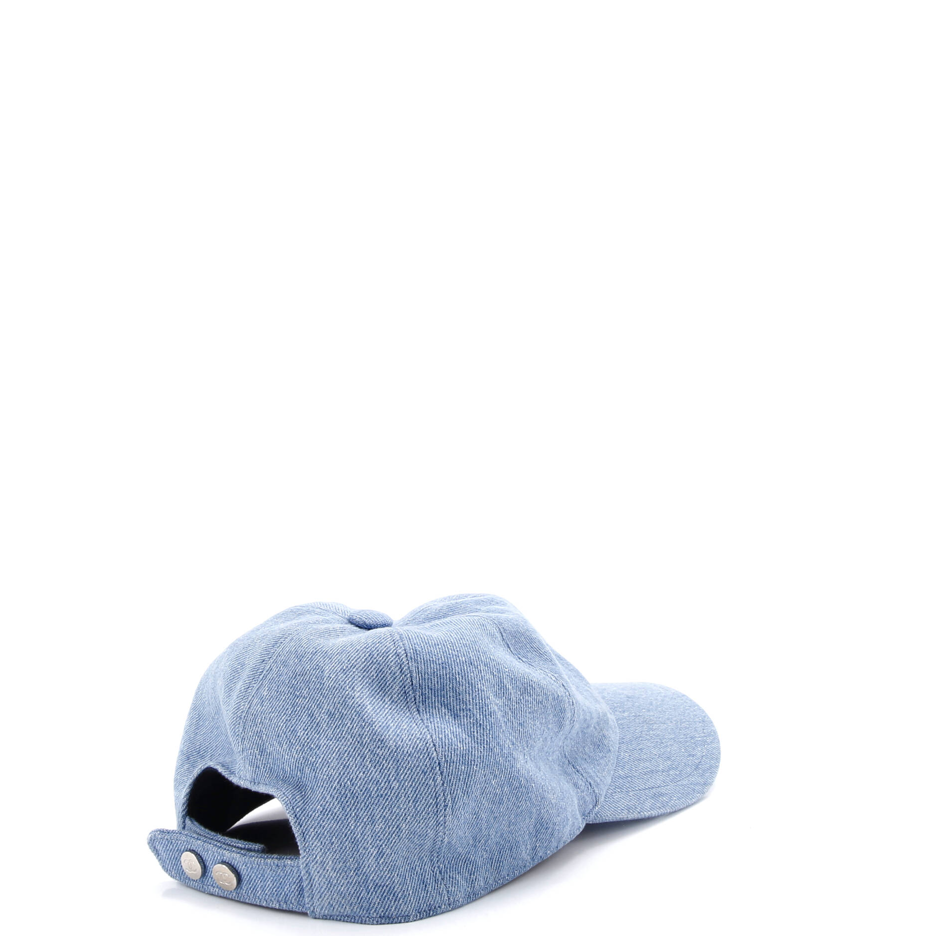 CC Baseball Cap Sequin Embellished Denim