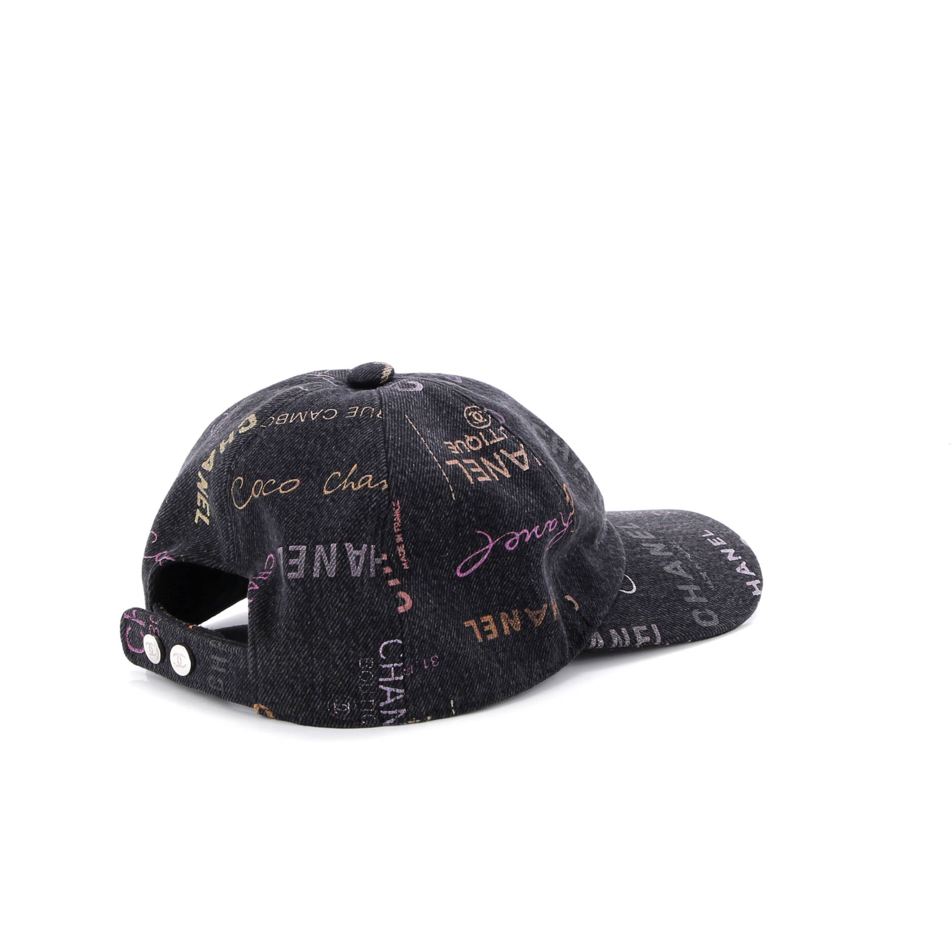 Denim Mood Baseball Cap Logo Printed Denim