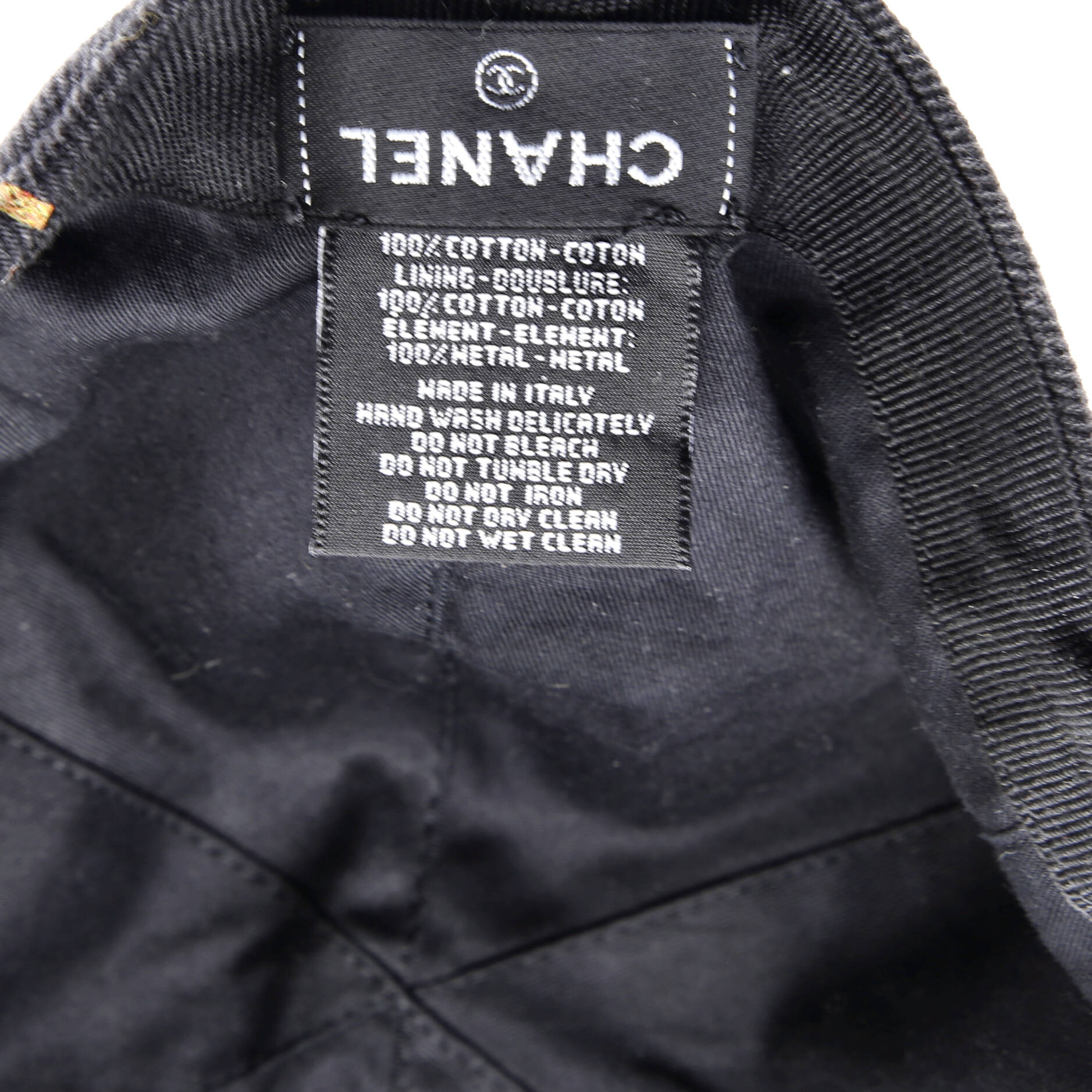 Denim Mood Baseball Cap Logo Printed Denim